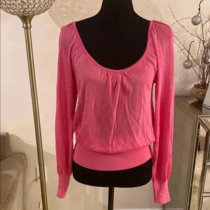Cache pink sweater size medium